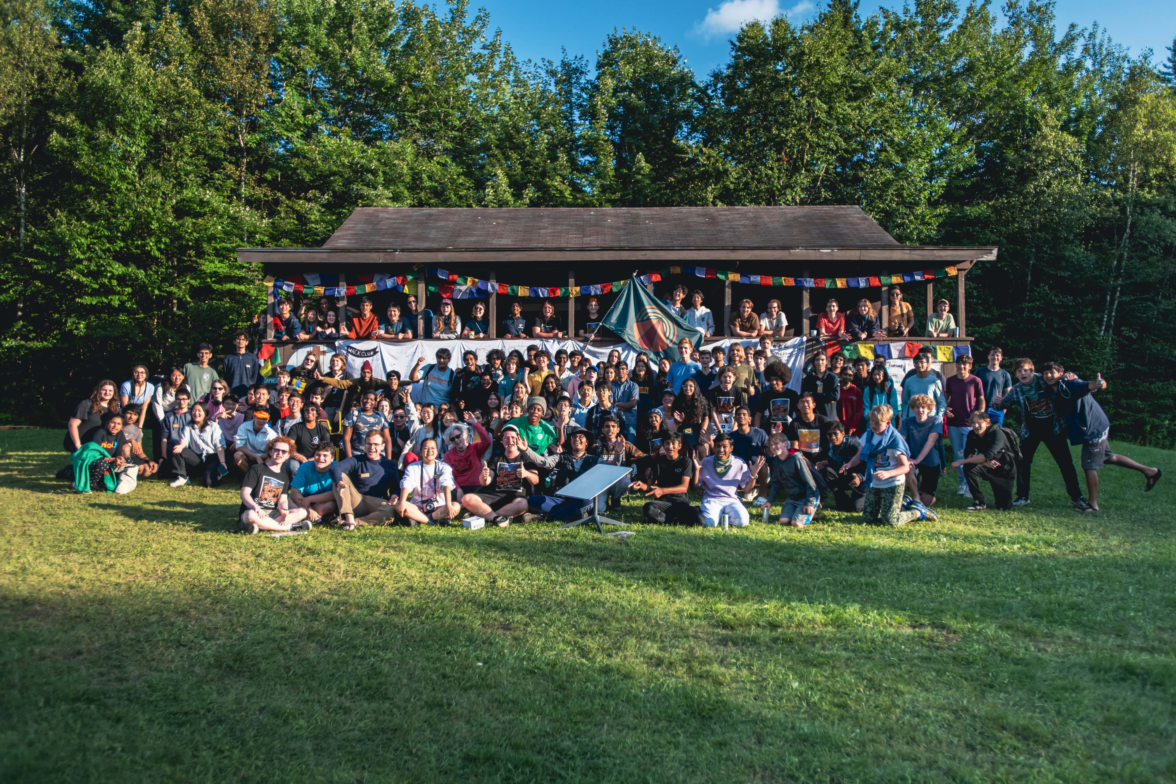 Hack Clubbers gather in the great outdoors of Cabot, VT, for an experience unlike any other: Outernet. 📸 Photo by Matt Gleich, Hack Clubber in NH!